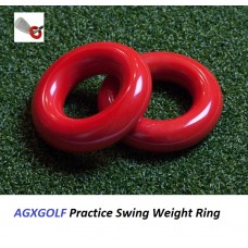 AGXGOLF; GOLF CLUB PRACTICE SWING WEIGHT RING:  FAST WARM UP: USE on MOST ANY CLUB!